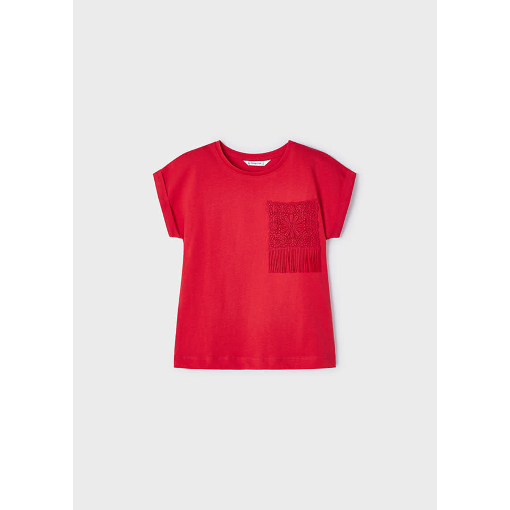Mayoral Mayoral S/s crochet t-shirt Granadine - 24 03087