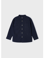 Mayoral Mayoral Mao collar overshirt Navy - 24 03118