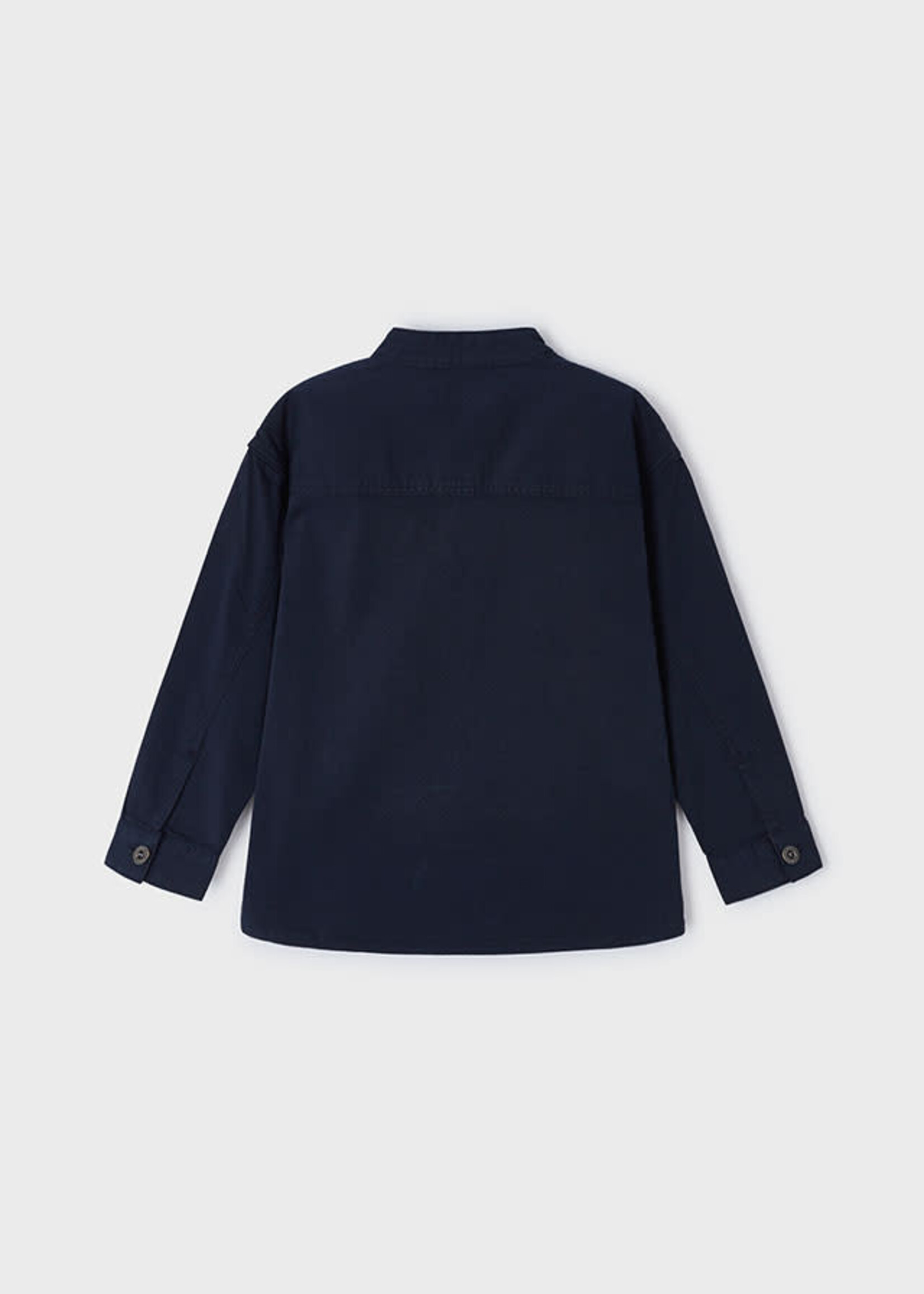 Mayoral Mayoral Mao collar overshirt Navy - 24 03118