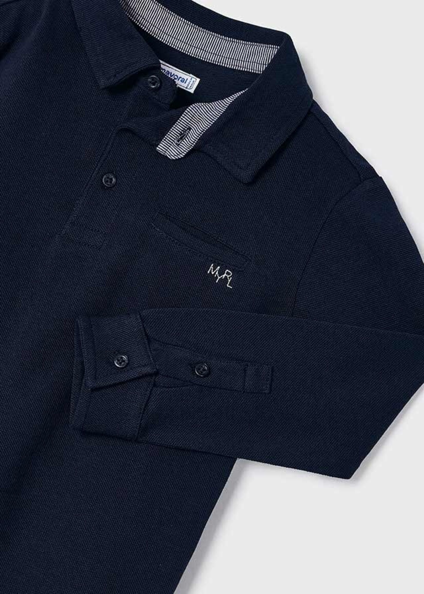 Mayoral Mayoral L/s polo Navy - 24 03111