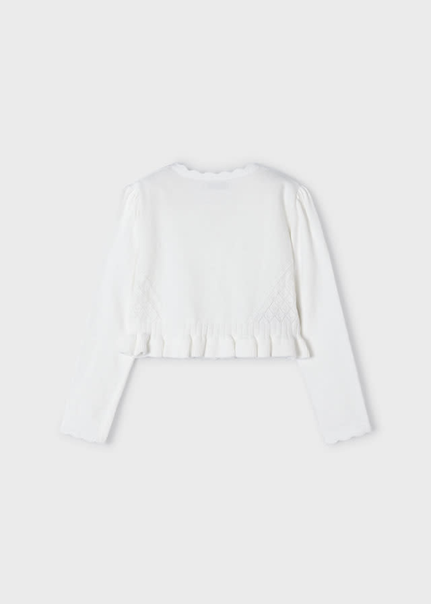 Mayoral Mayoral Knit cardigan Natural - 24 03354