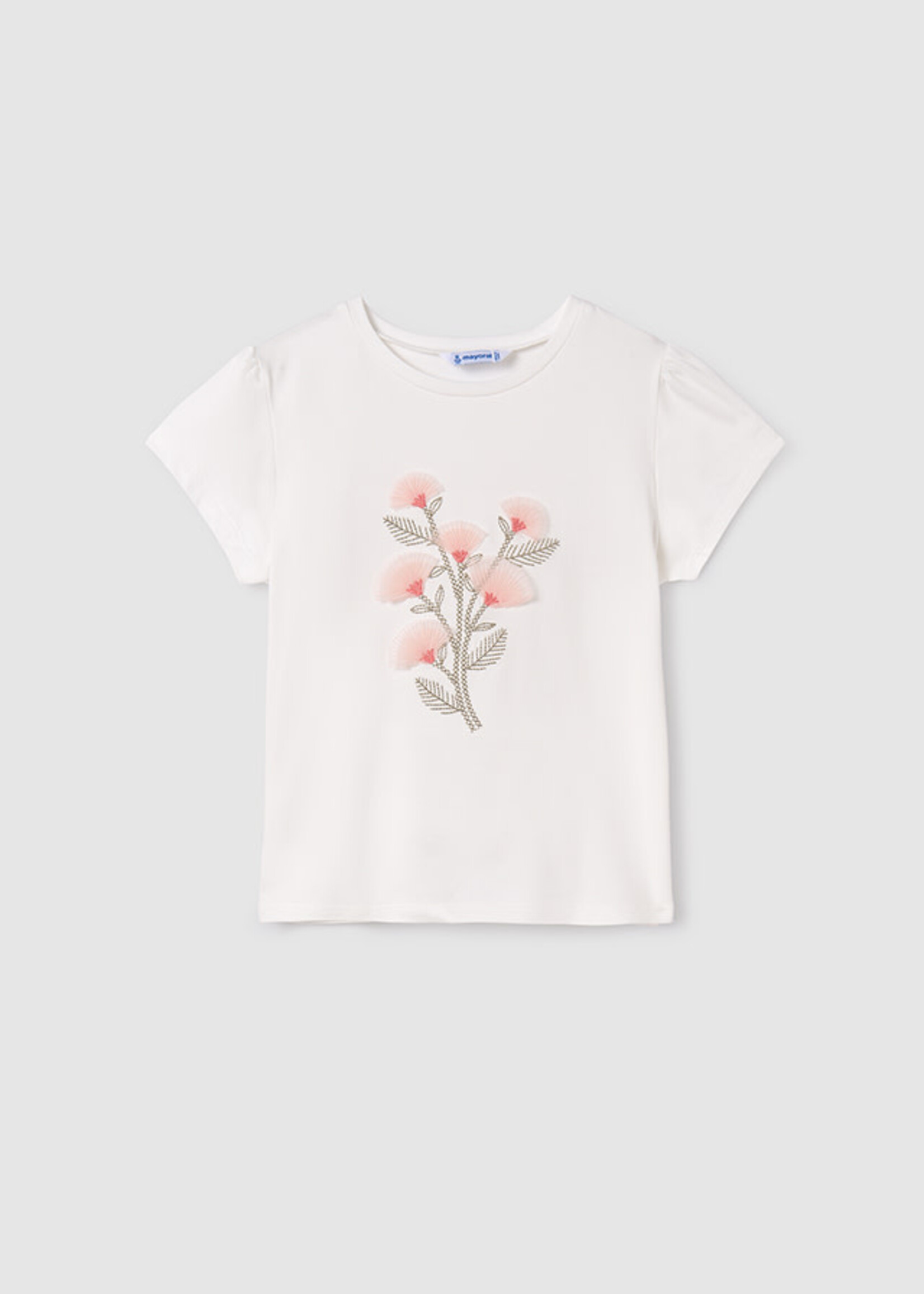 Mayoral Mayoral S/s t-shirt Natur- 24 06012