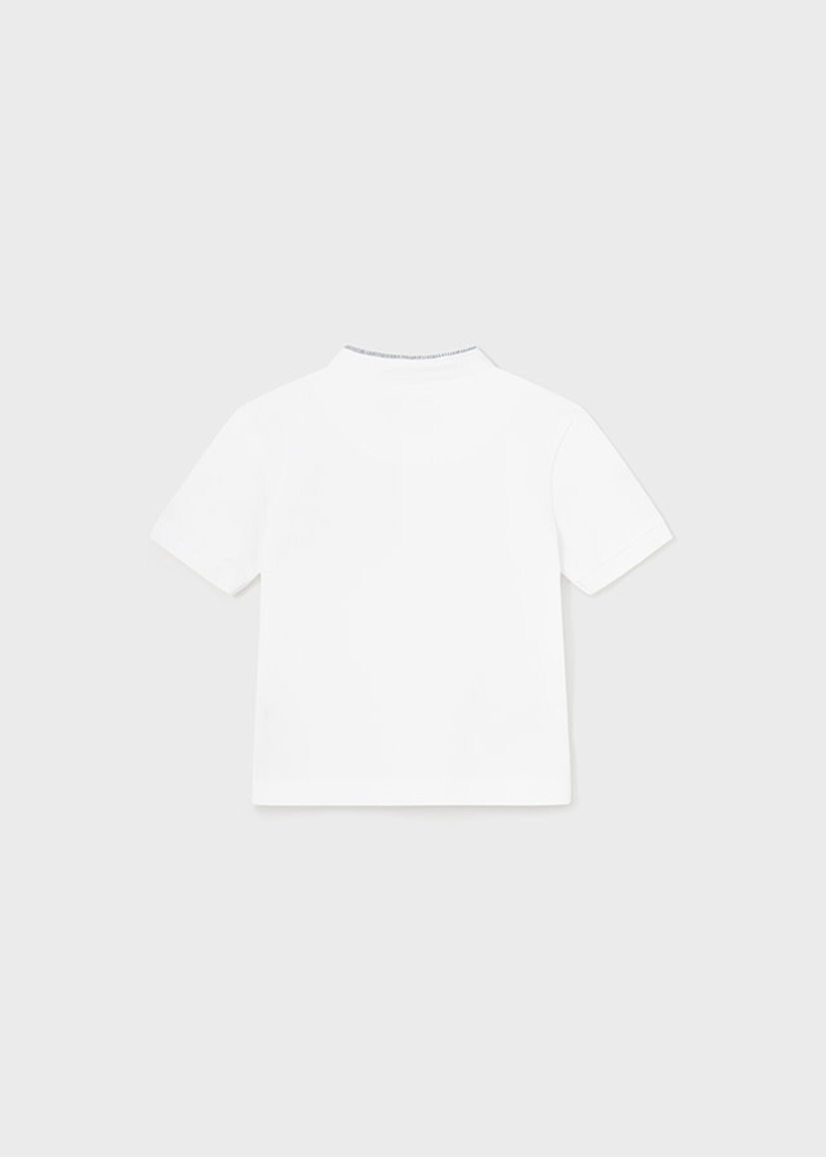 Mayoral Mayoral Polo s/s mao neck White - 24 01104