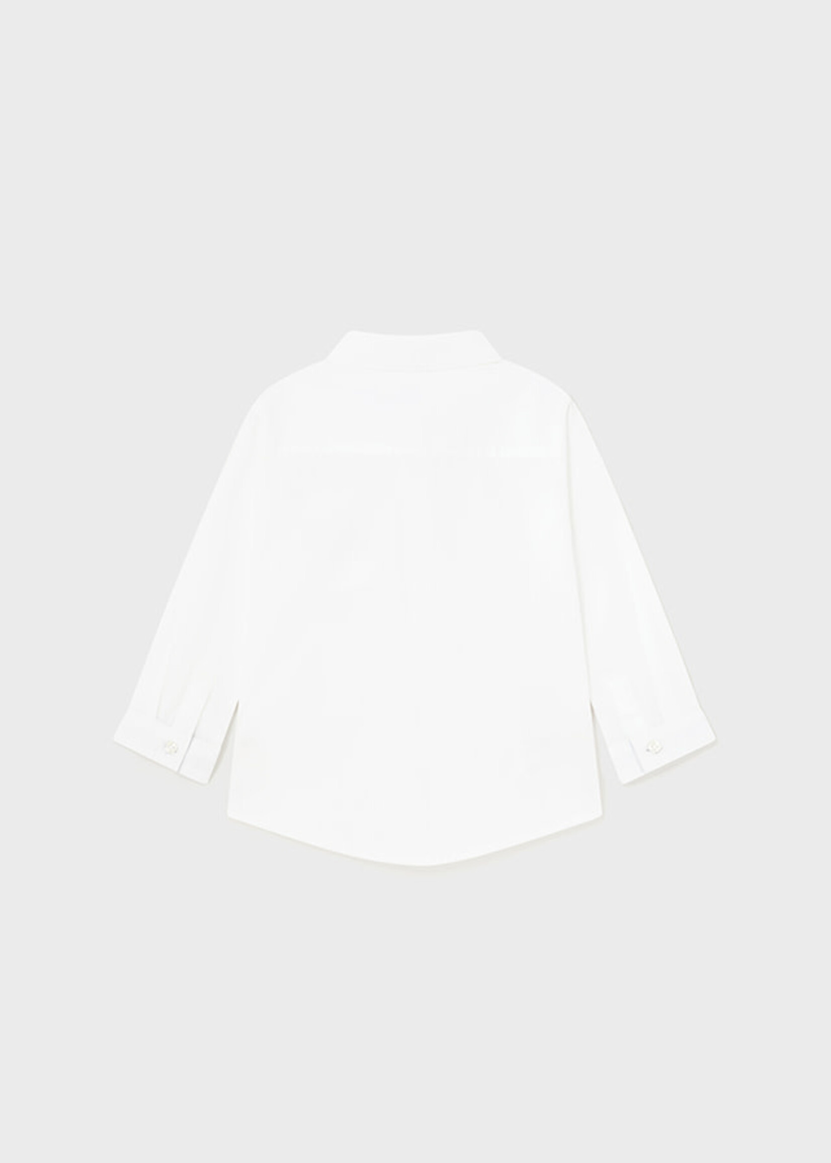 Mayoral Mayoral L/s dressy shirt White - 24 01116