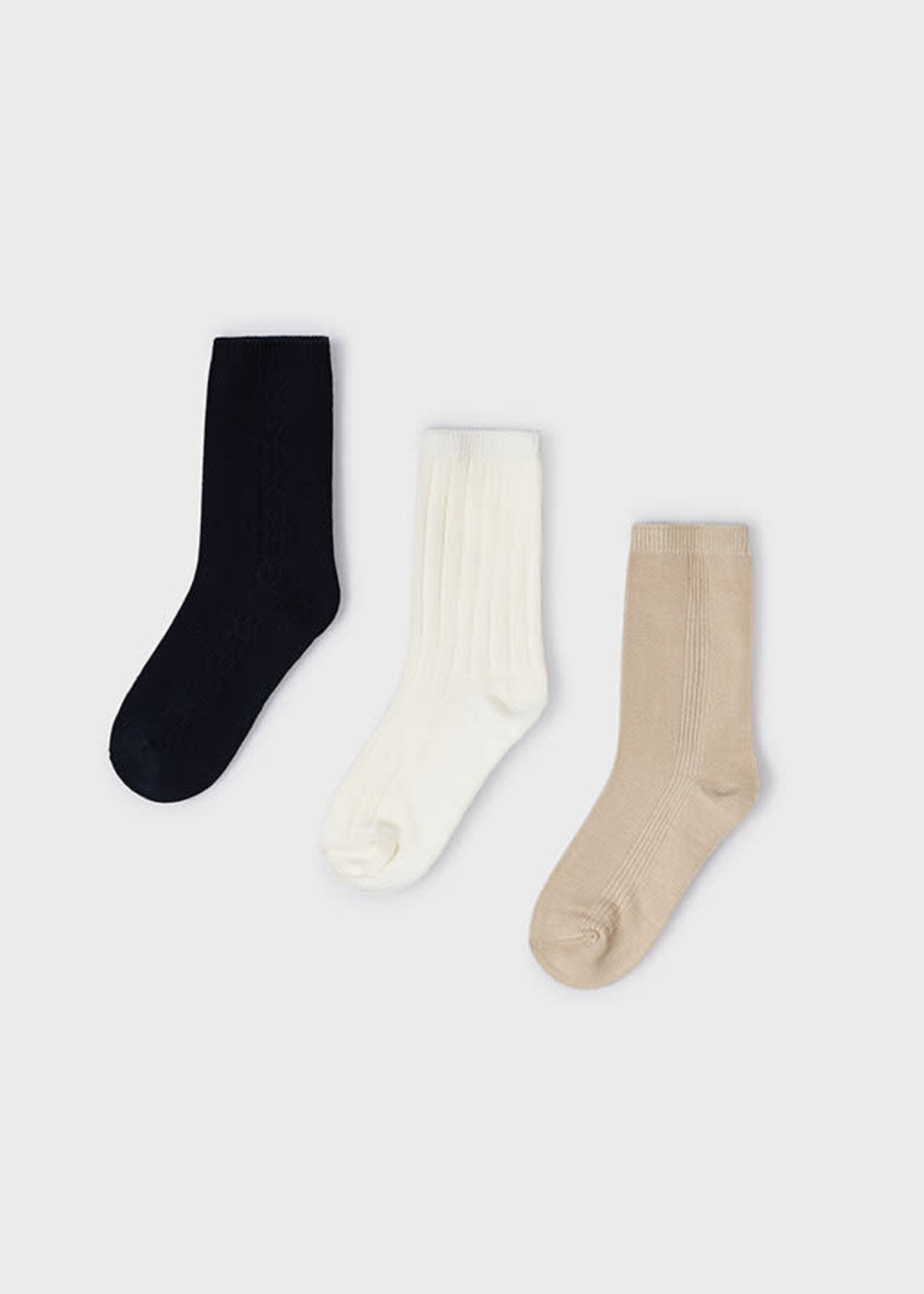 Mayoral Mayoral Set of 3 socks Navy - 24 10705