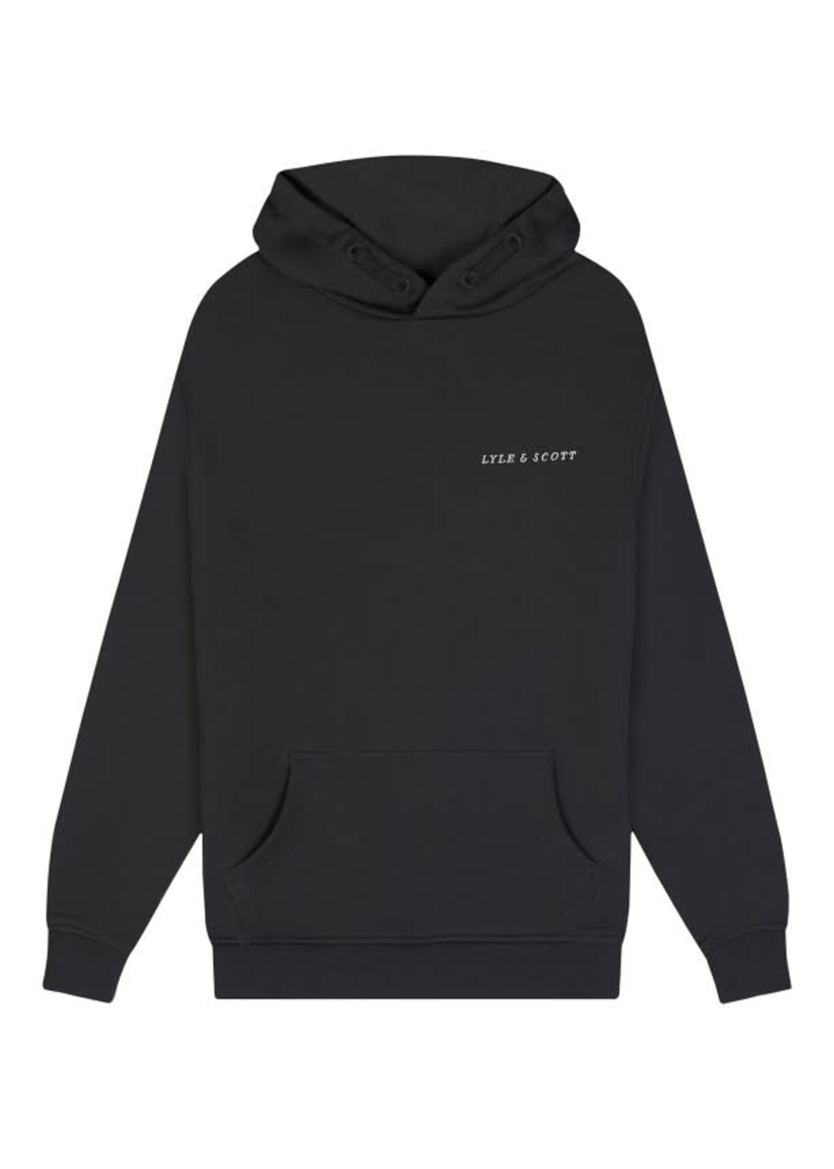 Lyle&Scott Lyle&Scott Script Embroidered Hoodie W870 Cove - MLB2020V