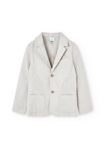 Boboli Boboli Linen blazer for boy -BCI stone 738132