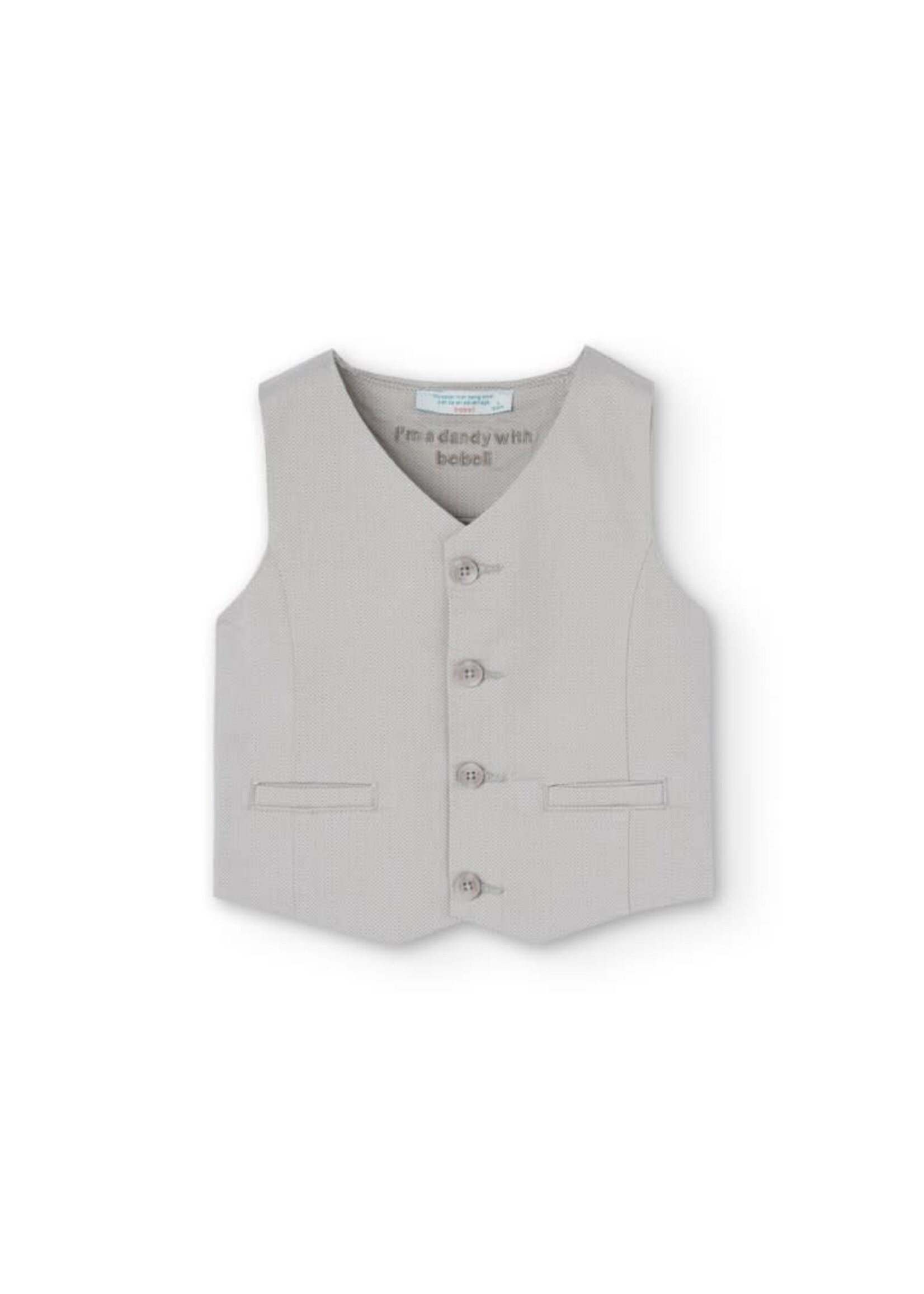 Boboli Boboli Vest satin printed for boy -BCI print 738143