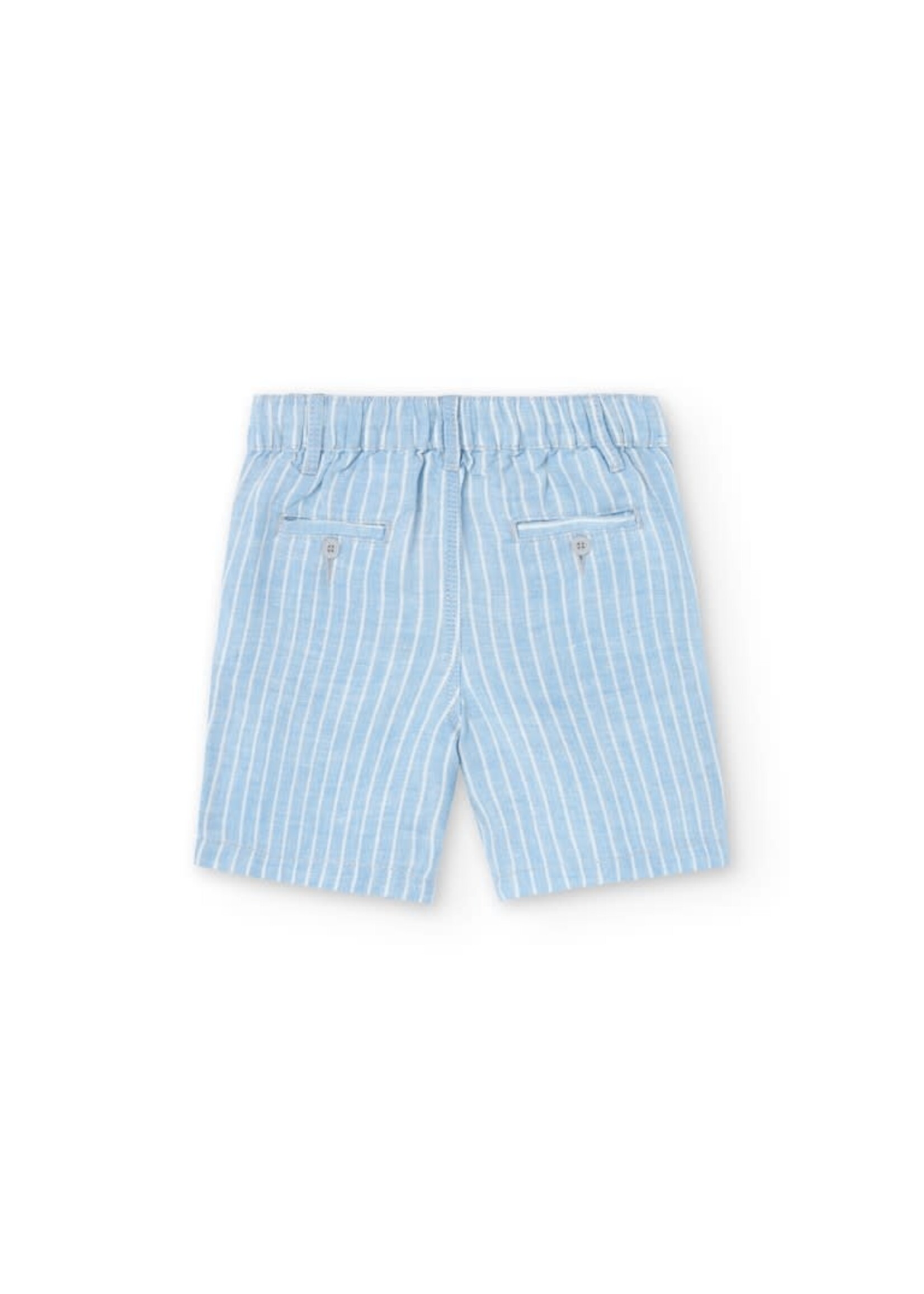 Boboli Linen bermuda shorts striped for boy stripes 738277