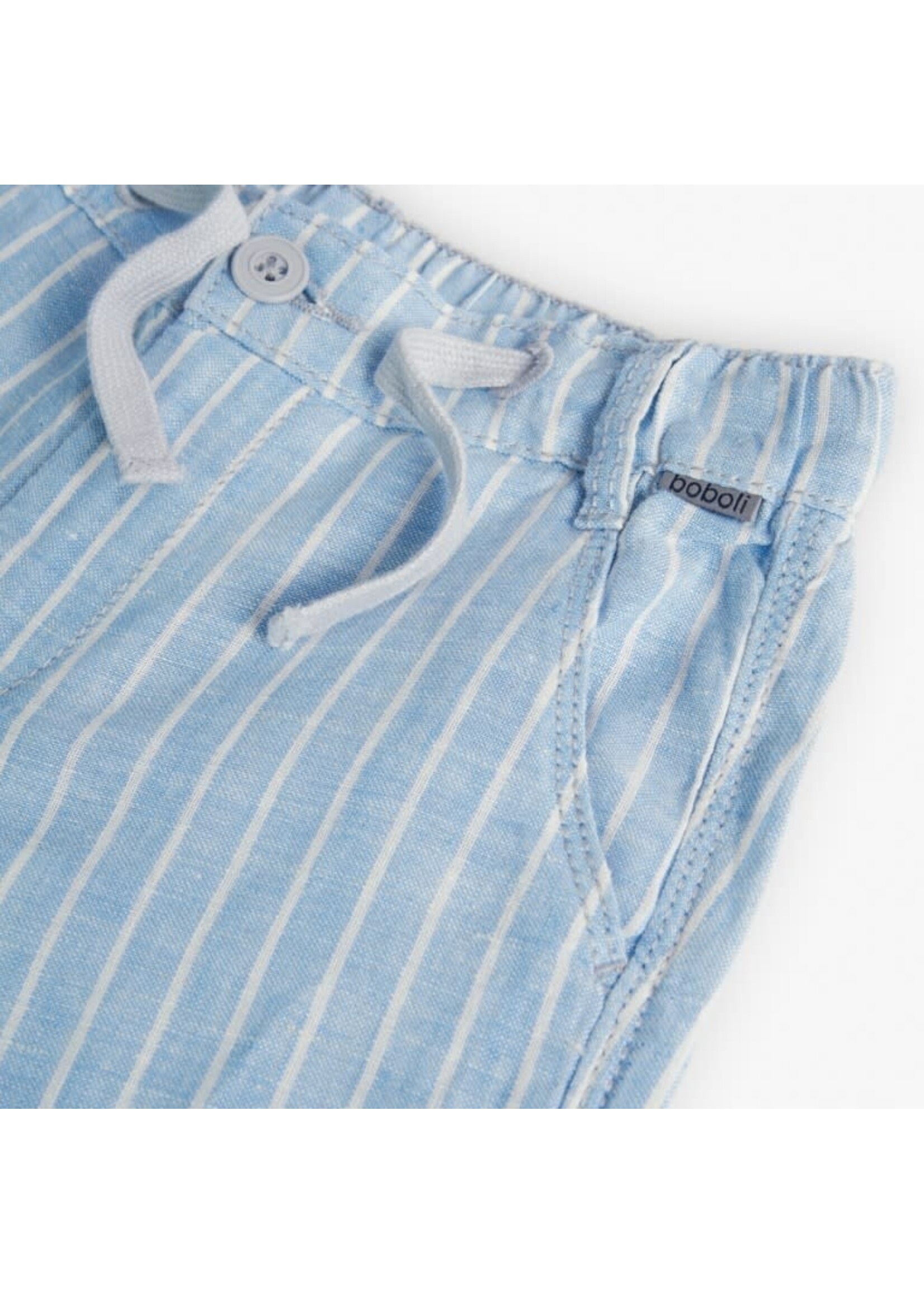 Boboli Linen bermuda shorts striped for boy stripes 738277