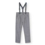 Boboli Boboli Linen trousers denim for boy -BCI eclipse 738491