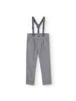 Boboli Boboli Linen trousers denim for boy -BCI eclipse 738491