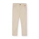 Boboli Boboli Stretch satin trousers for boy -BCI sand 738367