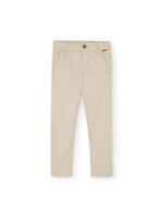Boboli Boboli Stretch satin trousers for boy -BCI sand 738367