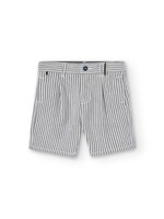 Boboli Oxford bermuda shorts for boy -BCI stripes 518071