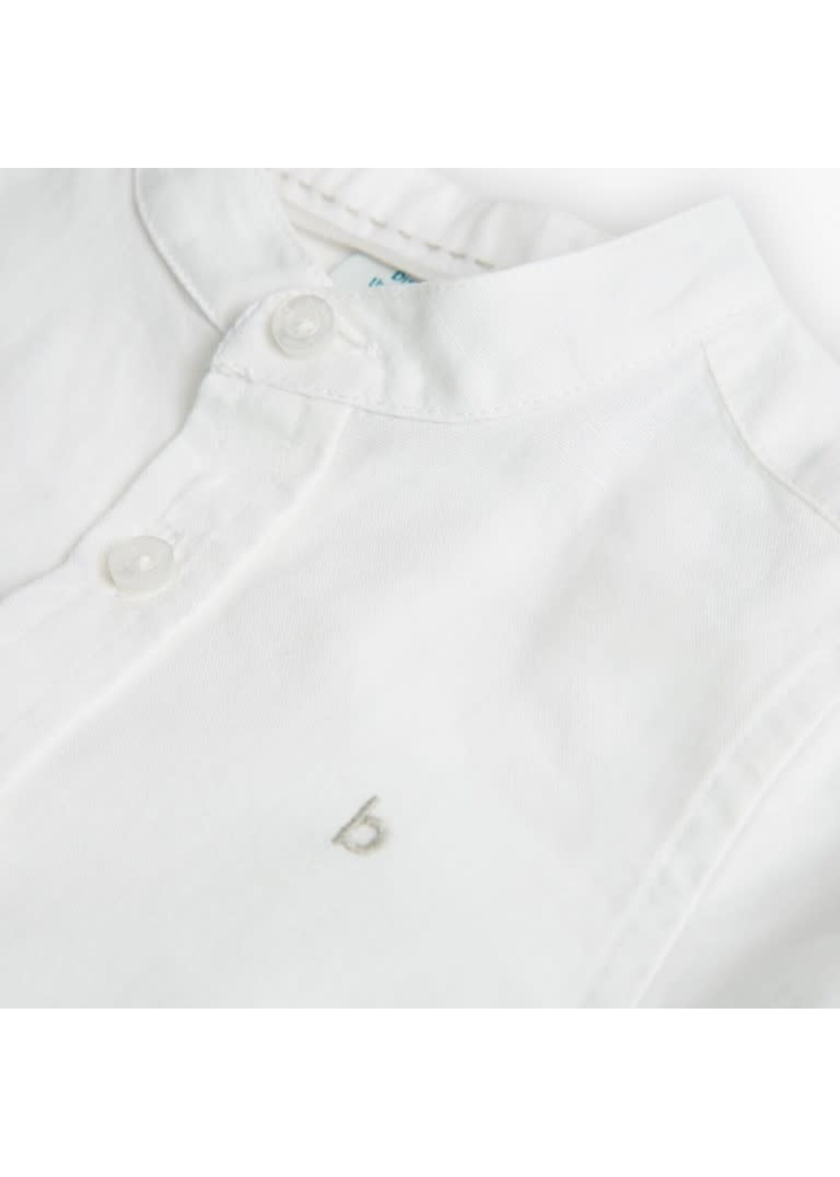 Boboli Boboli Linen shirt long sleeves for baby -BCI white 718185