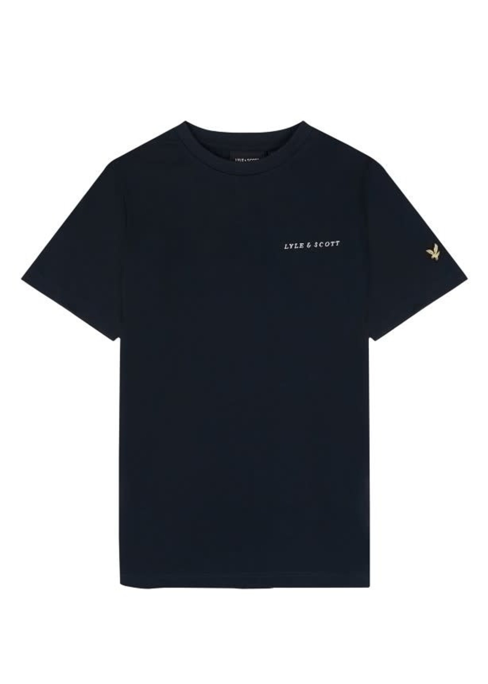 Lyle&Scott Lyle&Scott Script Embroidered T-shirt Z271 Dark Navy - TSB2012V