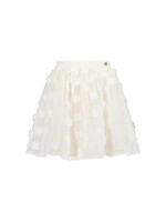Le Chic Le Chic TWILIGHT flower voile skirt C312-5700 Off White