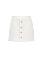 Le Chic Le Chic TIALSA glitter-knit skirt C312-5715 Off White