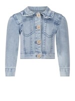 Le Chic Le Chic ALIDA ruffled collar jacket C312-7182 Classic Light Denim