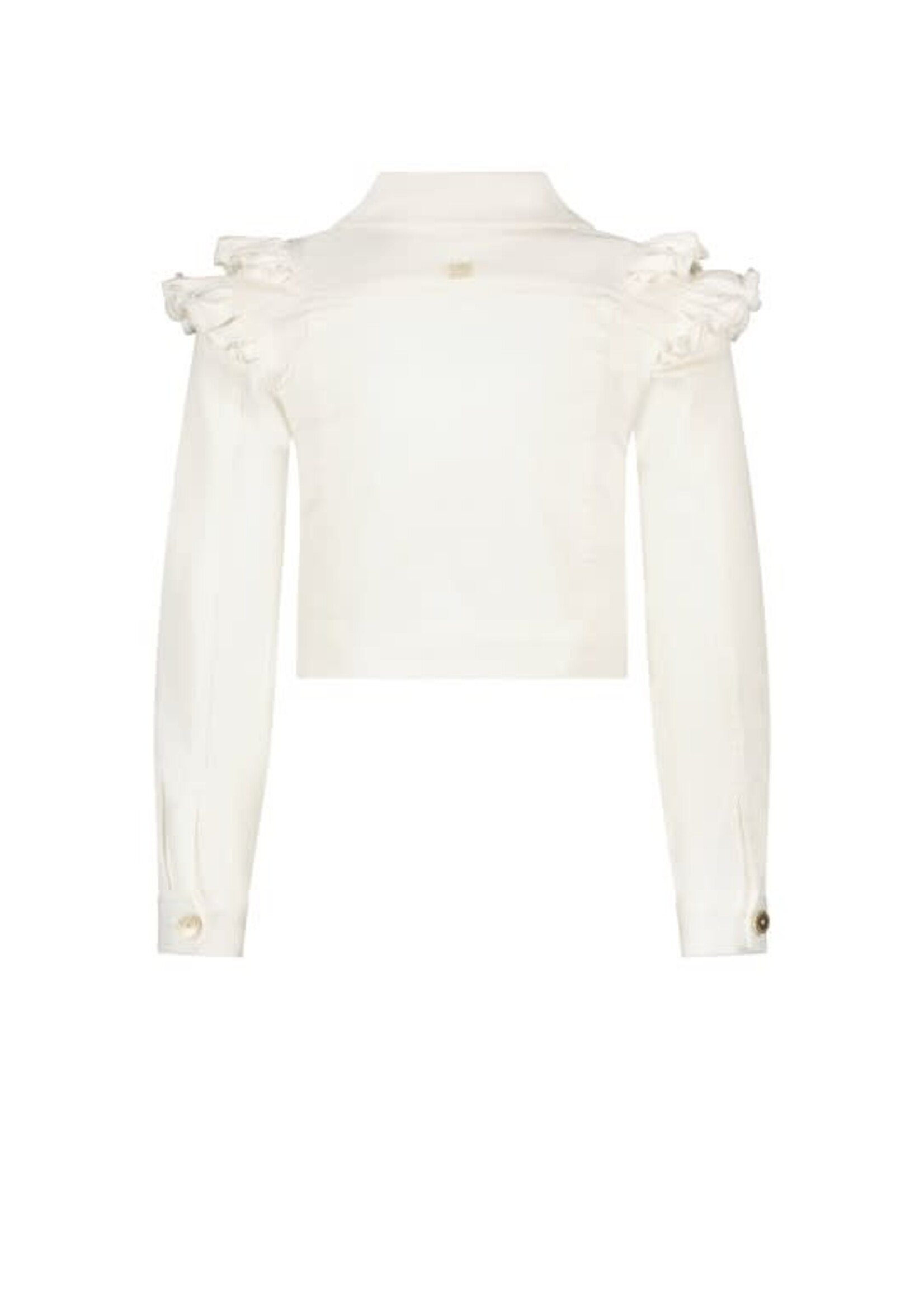 Le Chic Le Chic ALLY ruffles at armhole jacket C312-5180 Off White