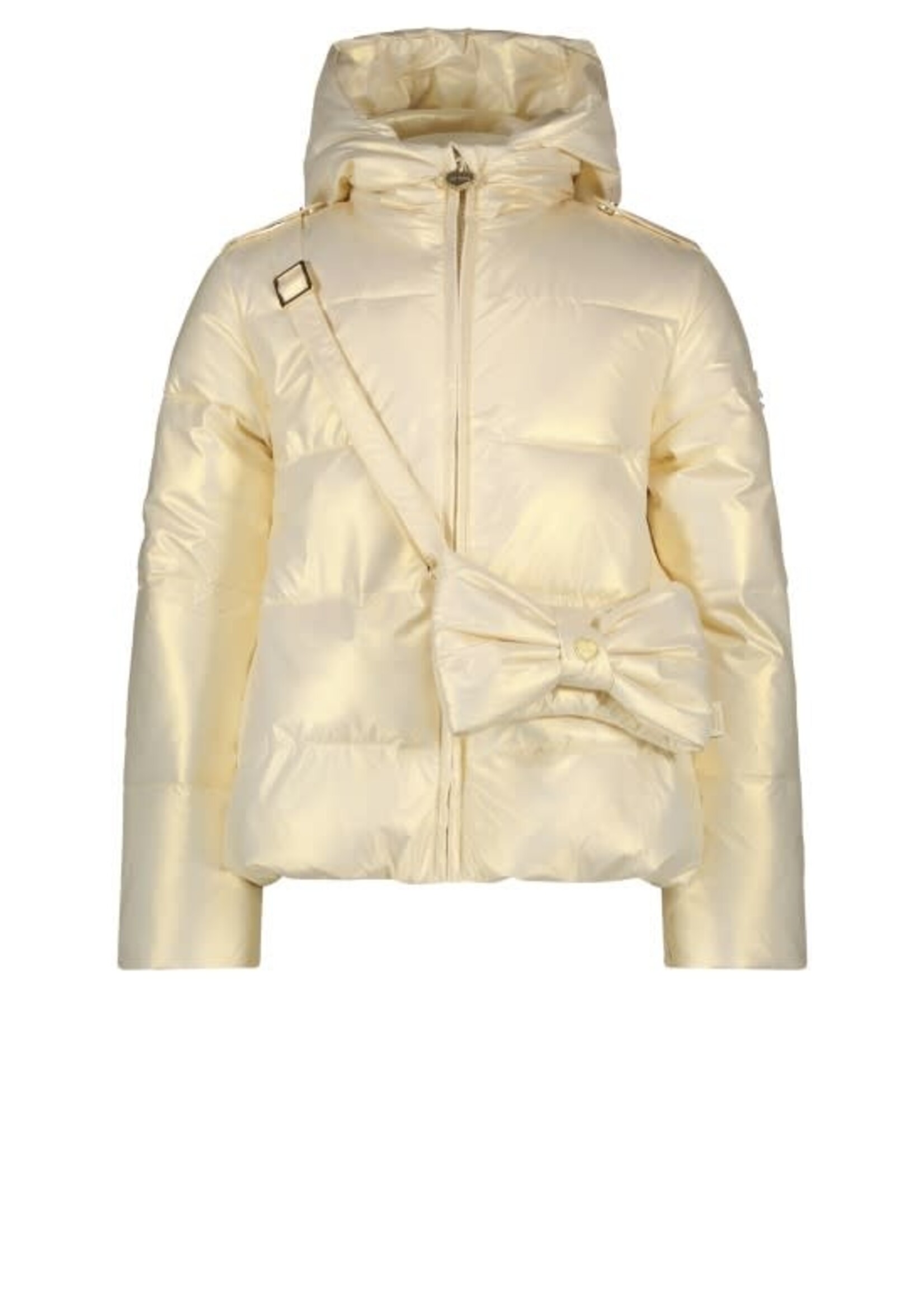 Le Chic Le Chic BABSHA metal-look summer coat C312-5200 Pearled Ivory