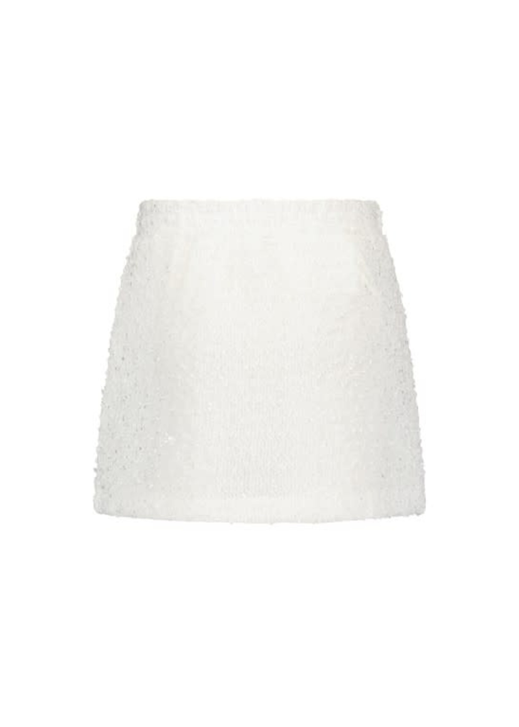 Le Chic Le Chic TIALSA glitter-knit skirt C312-5715 Off White