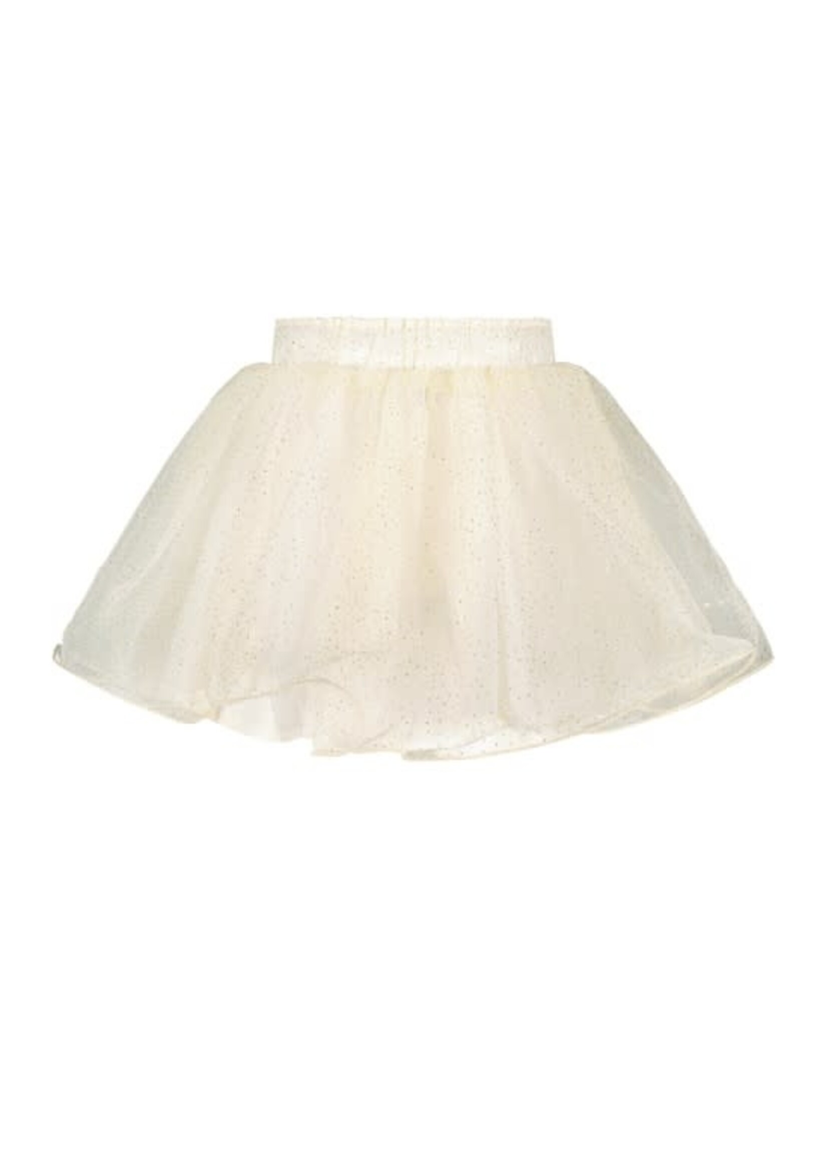 Le Chic Le Chic TRACEY sparkly net skirt C312-7702 Pearled Ivory