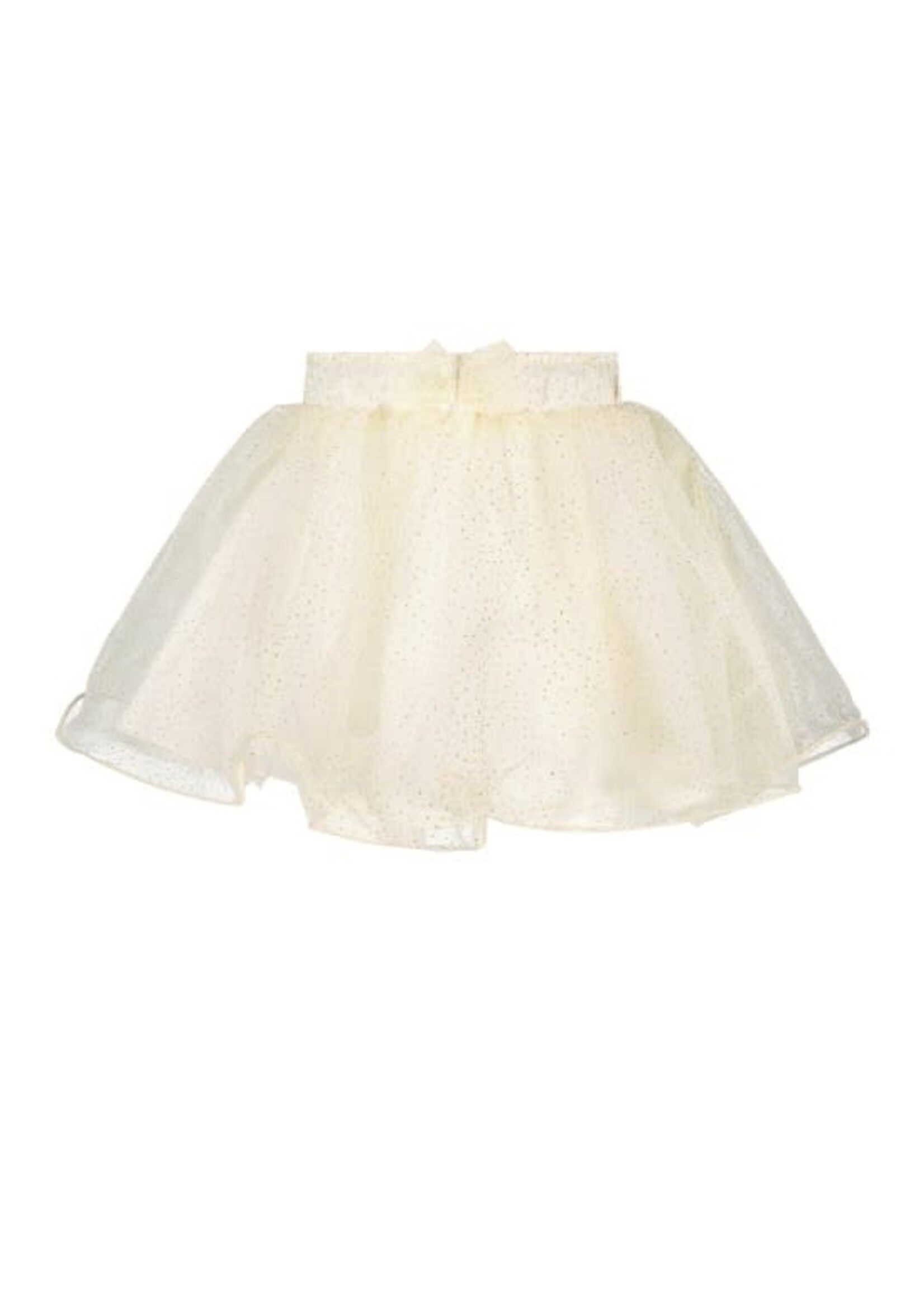 Le Chic Le Chic TRACEY sparkly net skirt C312-7702 Pearled Ivory