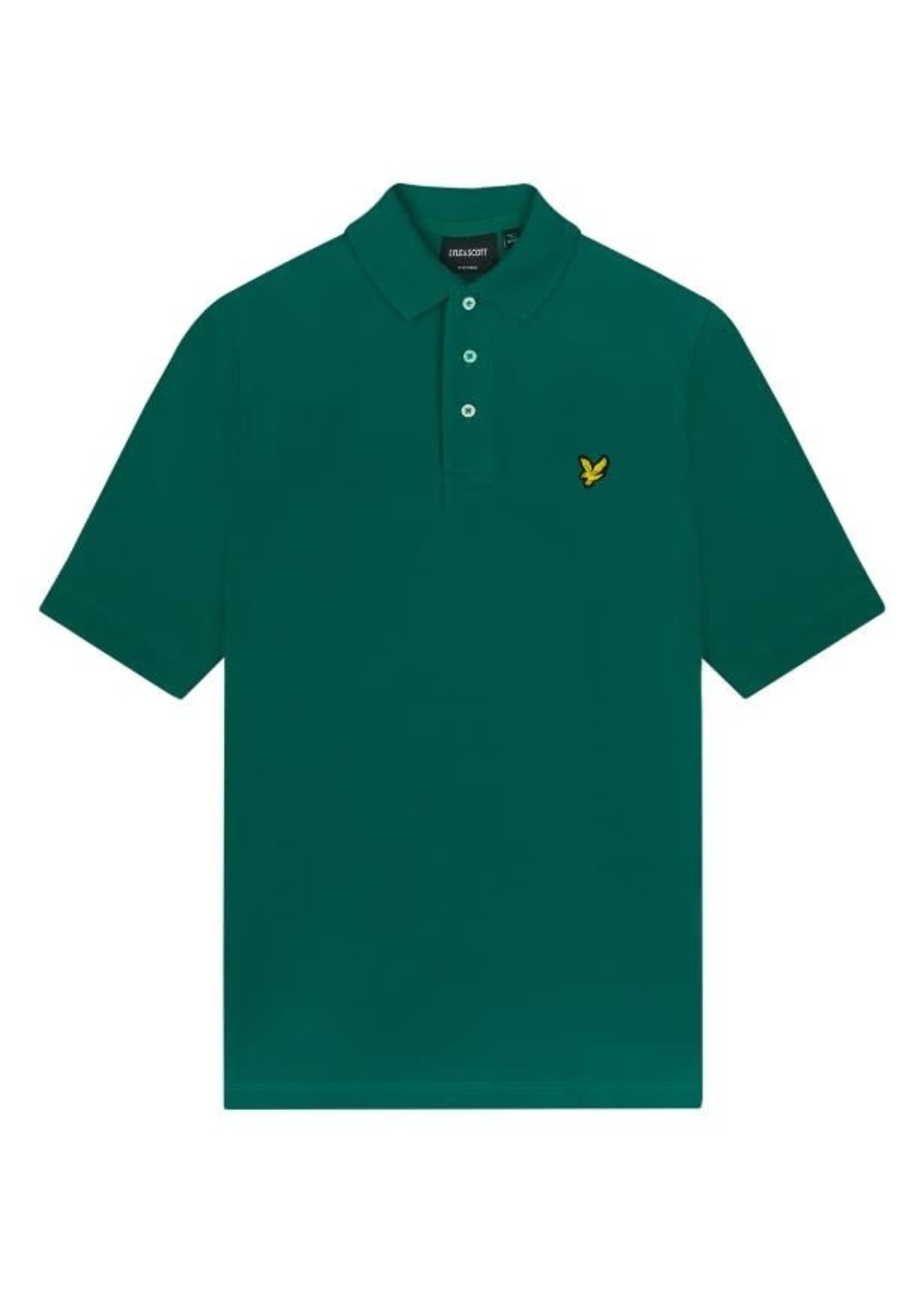 Lyle&Scott Lyle&Scott Plain Polo Shirt X154 Court Green - SPB2000V