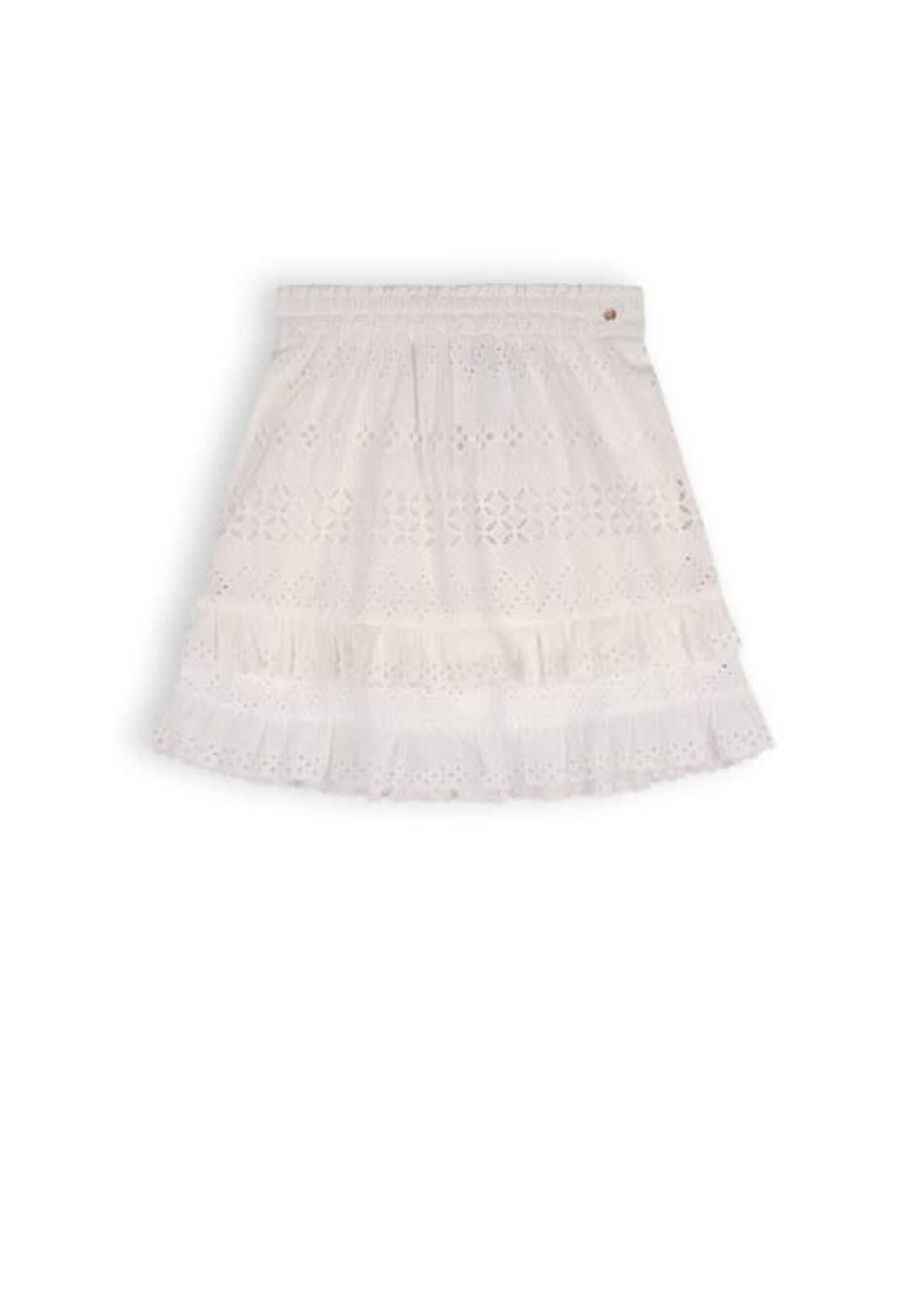 Nobell Nobell NoBell' Niuri girls embroidered cotton skirt Q312-3702 Snow White