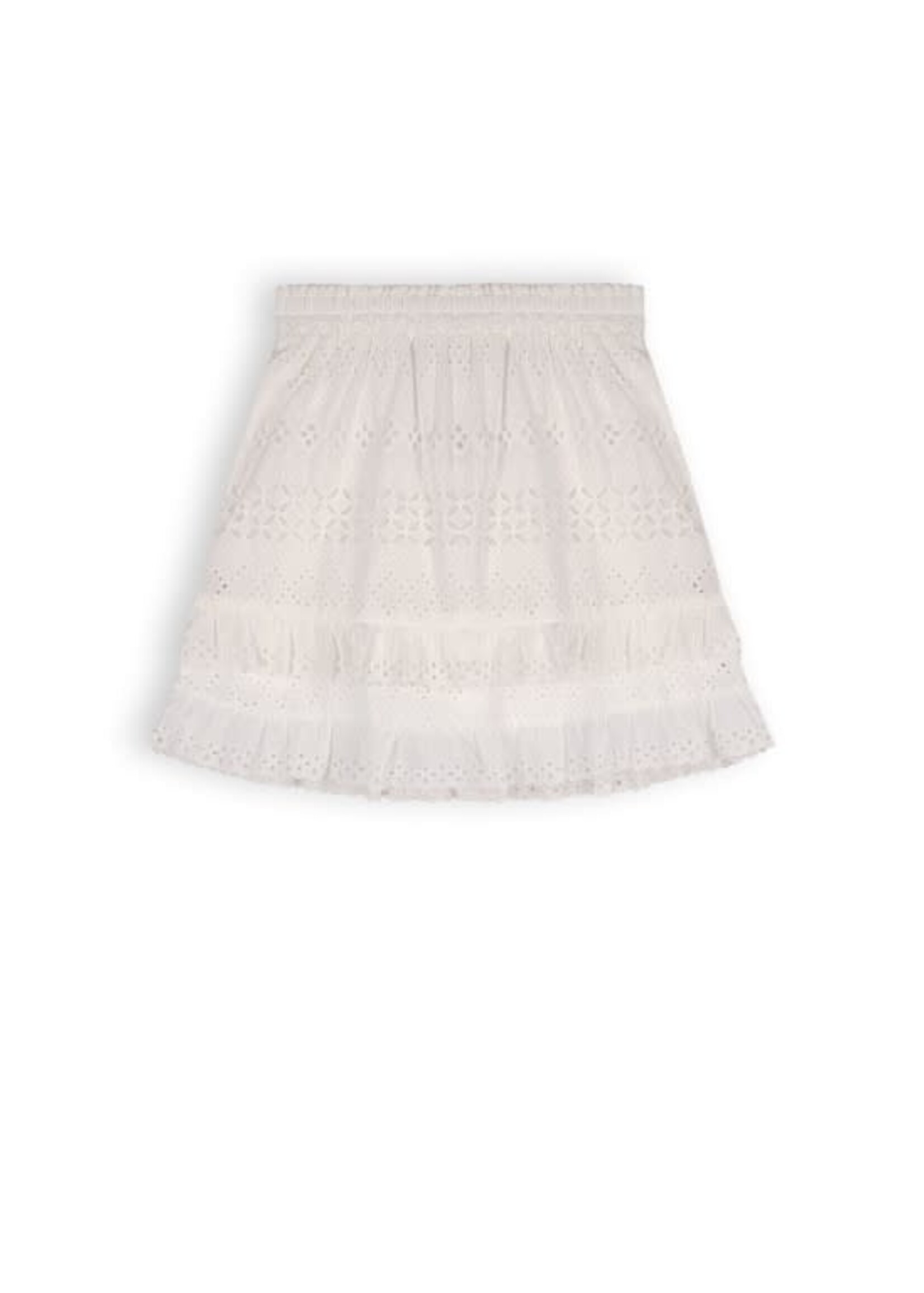 Nobell Nobell NoBell' Niuri girls embroidered cotton skirt Q312-3702 Snow White