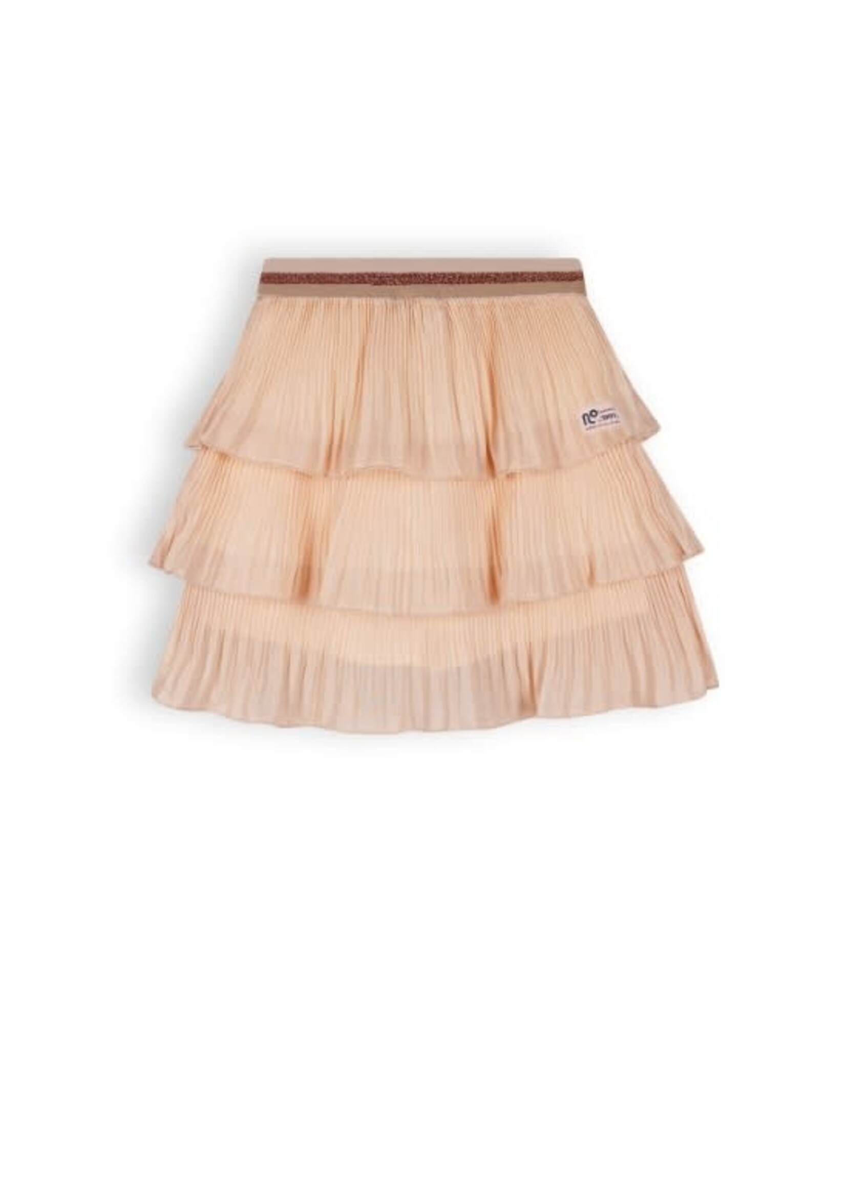 NoNo NoNo NONO Nika girls layered plisse skirt light gold+jersey pants lining N312-5705 Light Gold