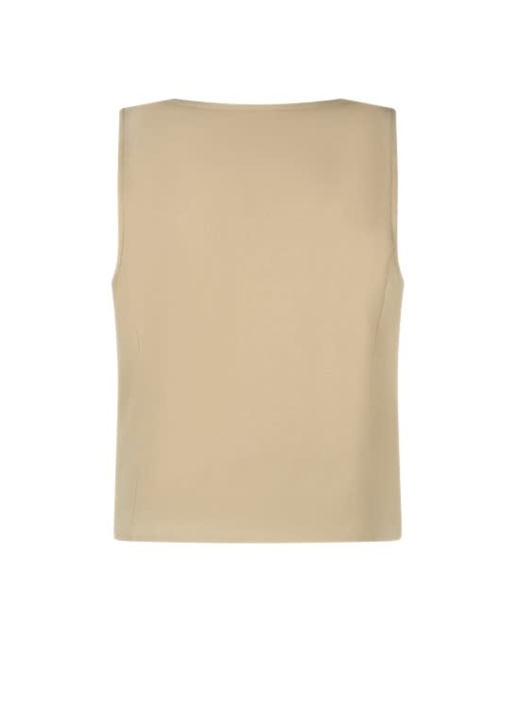 Le Chic Le Chic ART piqué gilet L312-6158 Light Sand