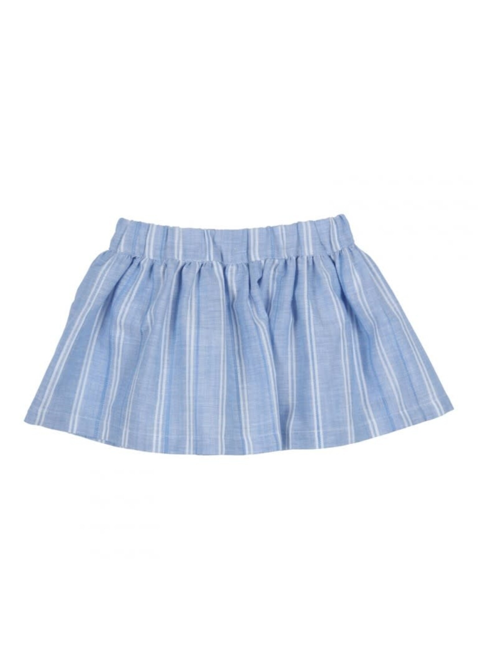 GYMP GYMP Skirt Gwenny Light Blue - White 430-4315-10