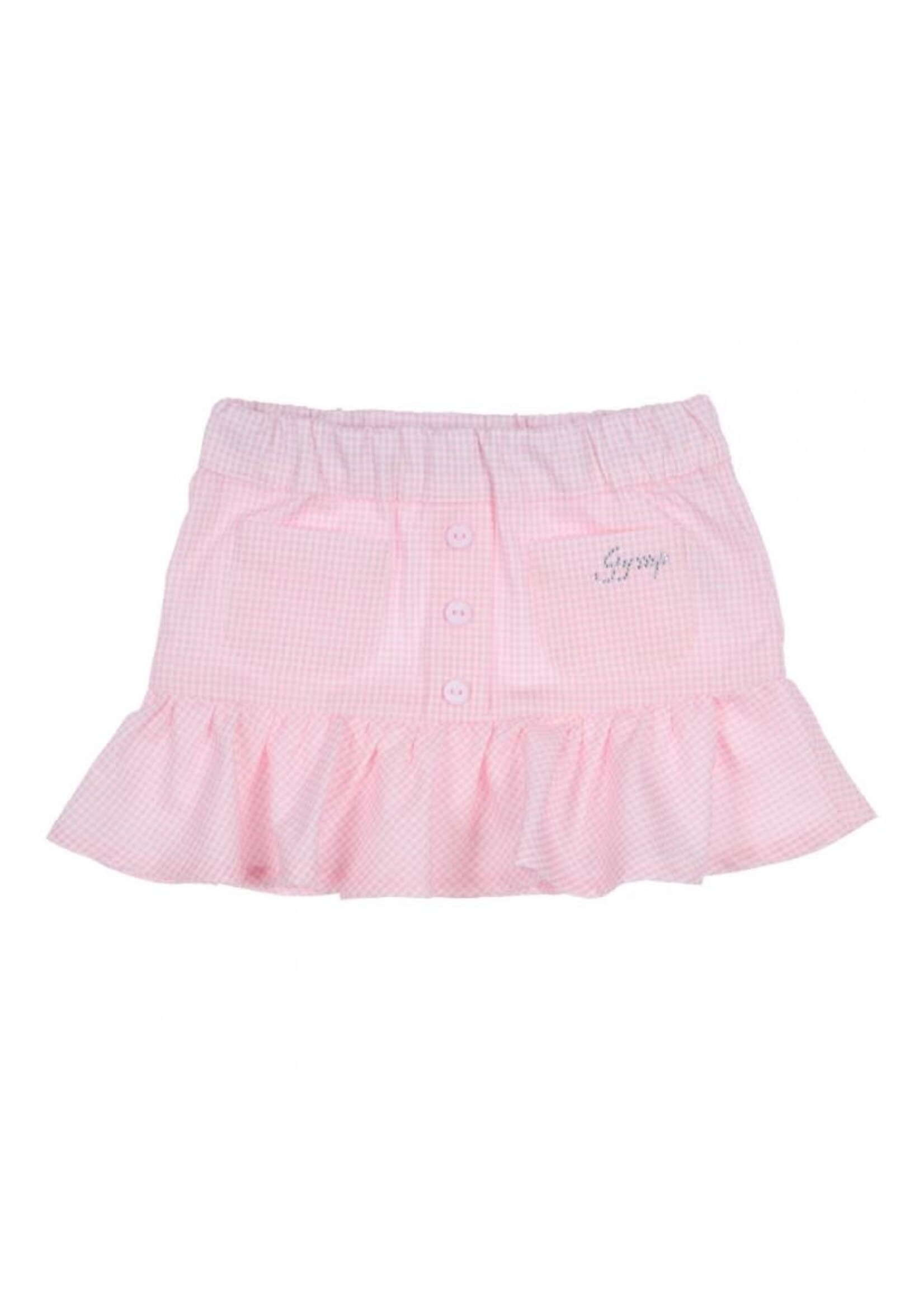 GYMP GYMP Skirt Atosio Light Pink - White 430-4402-10