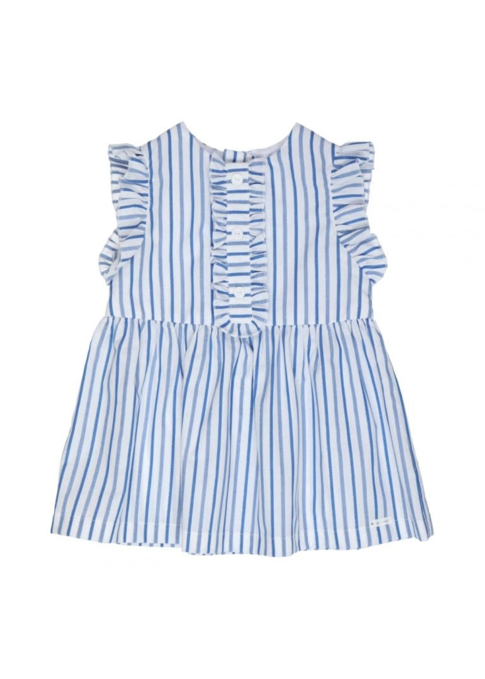 GYMP GYMP Pinafore Kaja Blue - White 471-4255-10