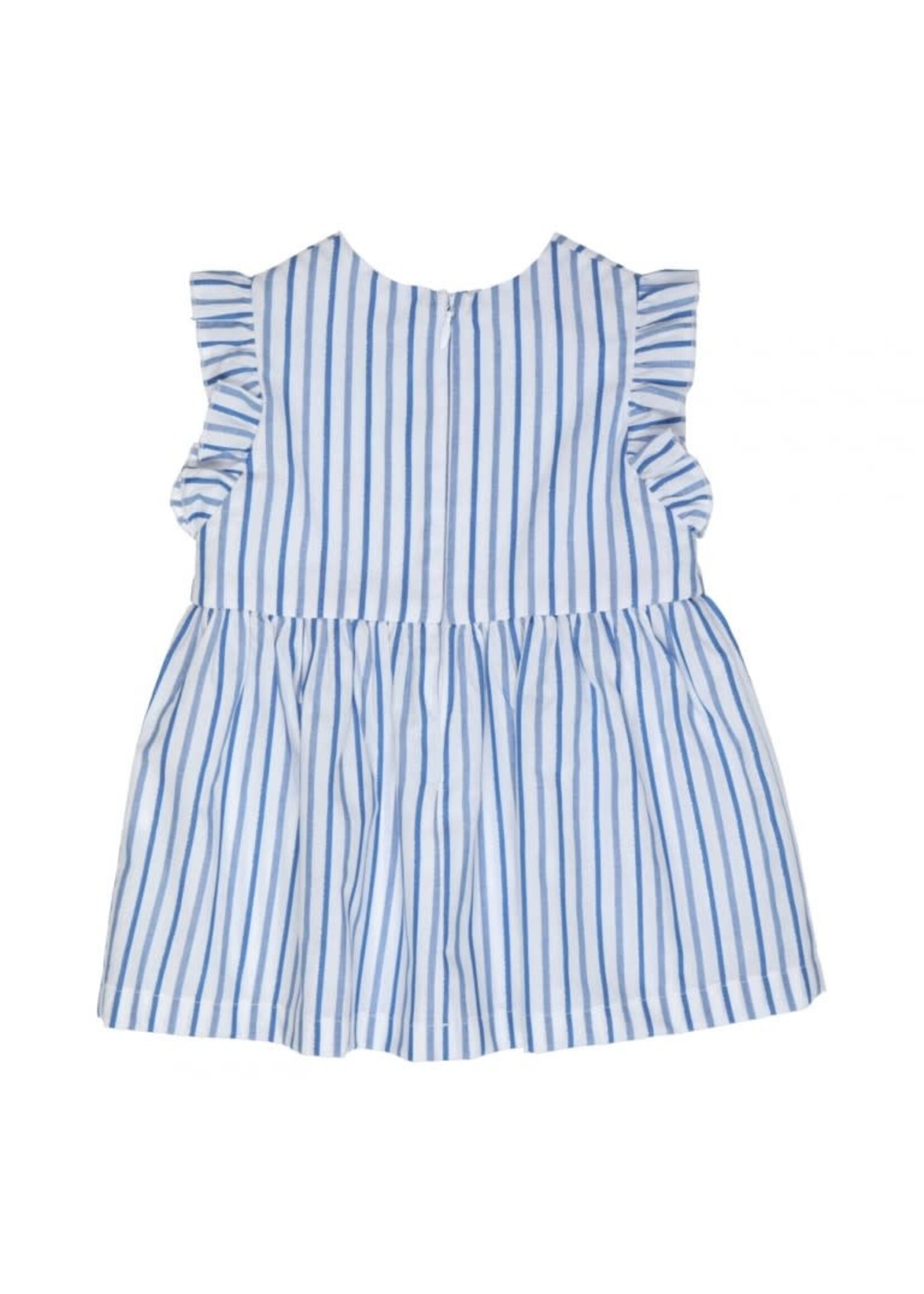 GYMP GYMP Pinafore Kaja Blue - White 471-4255-10