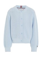 Tommy Hilfiger Tommy Hilfiger CROCHET  CARDIGAN, C1O KG0KG07979C1O Breezy Blue