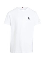 Tommy Hilfiger Tommy Hilfiger PIQUE MONOGRAM TEE S, YBR KB0KB08820YBR White