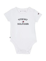 Tommy Hilfiger Tommy Hilfiger BABY TH LOGO BODY S/, YBR KN0KN01815YBR White