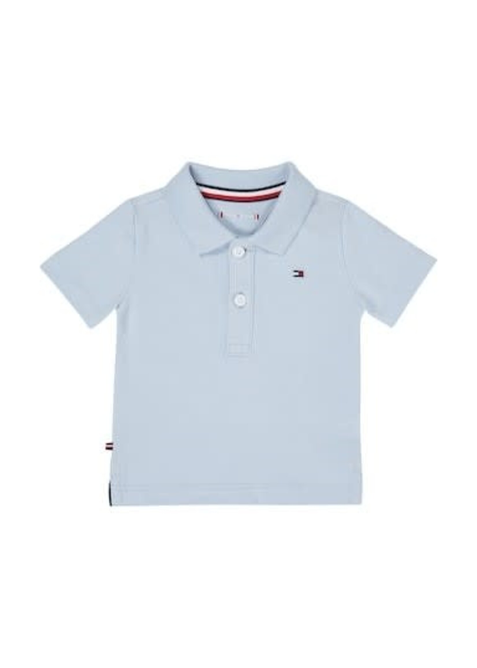 Tommy Hilfiger Tommy Hilfiger BABY FLAG POLO S/S, C1O KN0KN01763C1O Breezy Blue