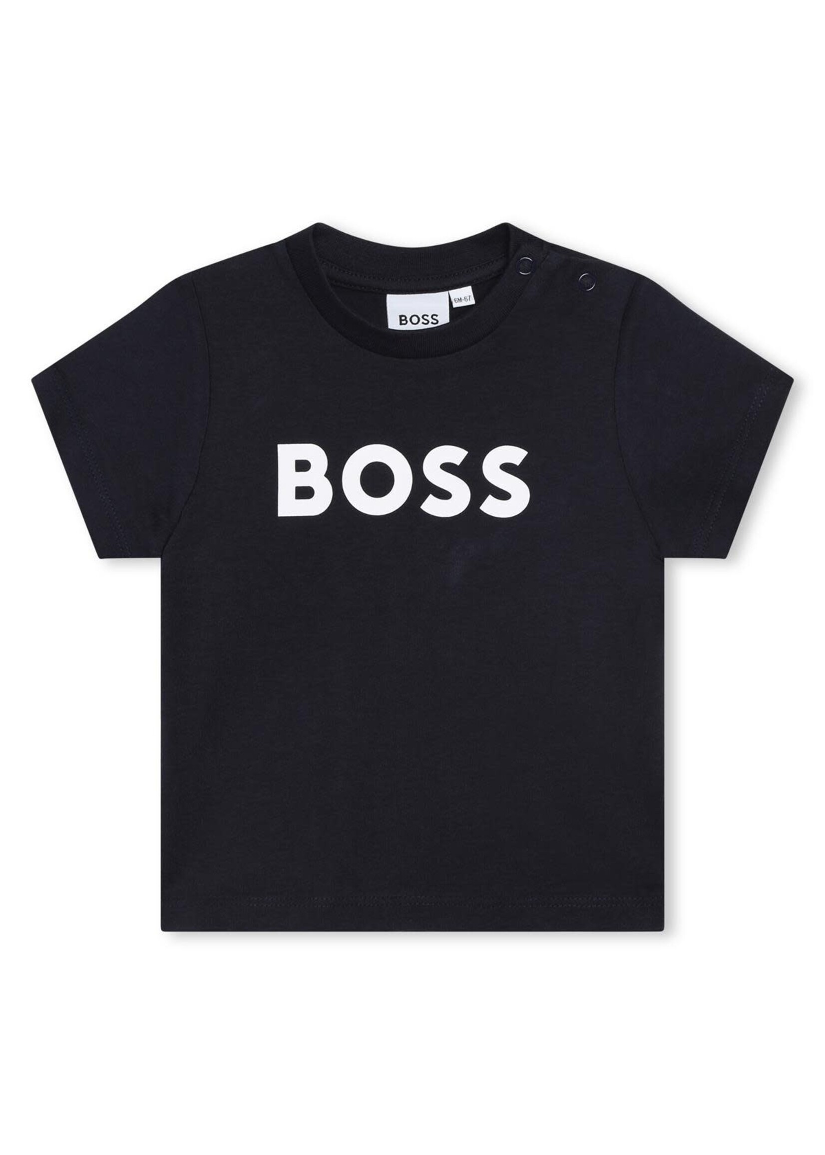 Boss Boss T-SHIRT KORTE MOUWEN J05P12 MARINE