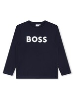 Boss Boss T-SHIRT LANGE MOUWEN J25P25 MARINE