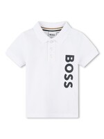 Boss Boss POLO MET KORTE MOUWEN J50598 WIT