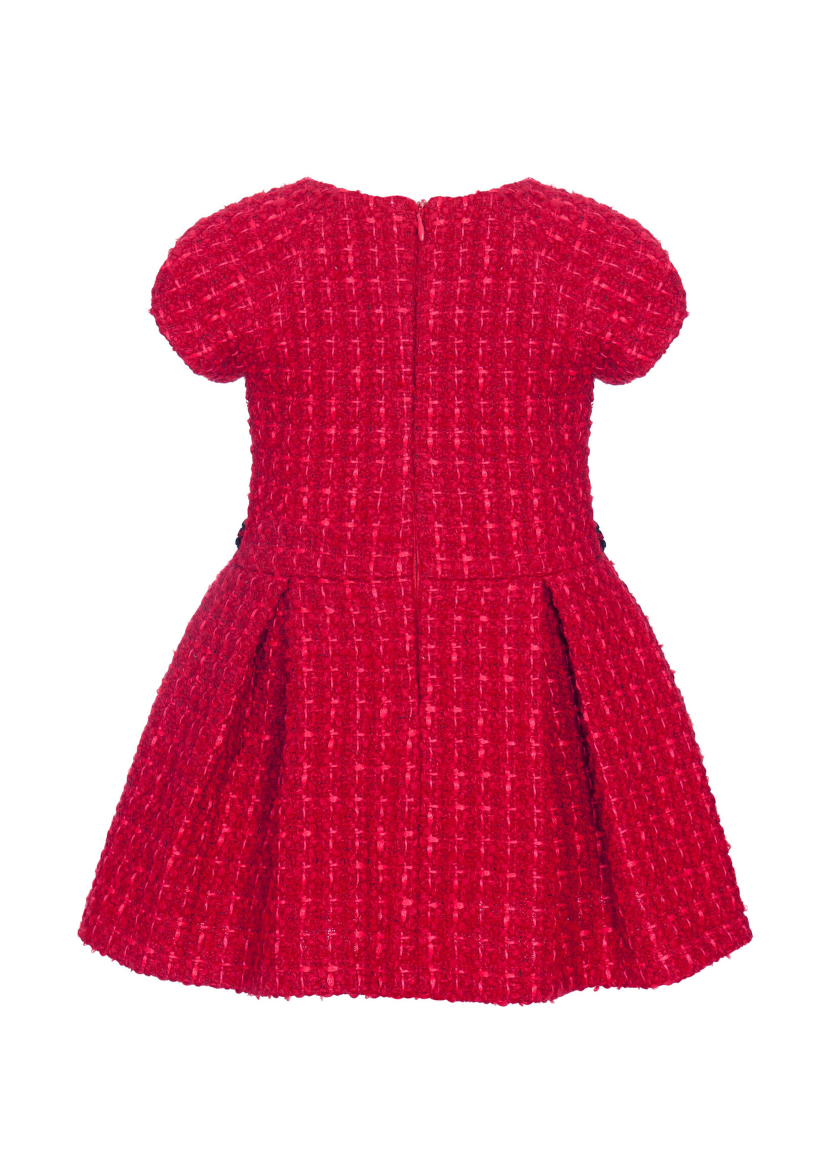 Balloon Chic Balloon Chic  Dress red whith gold button