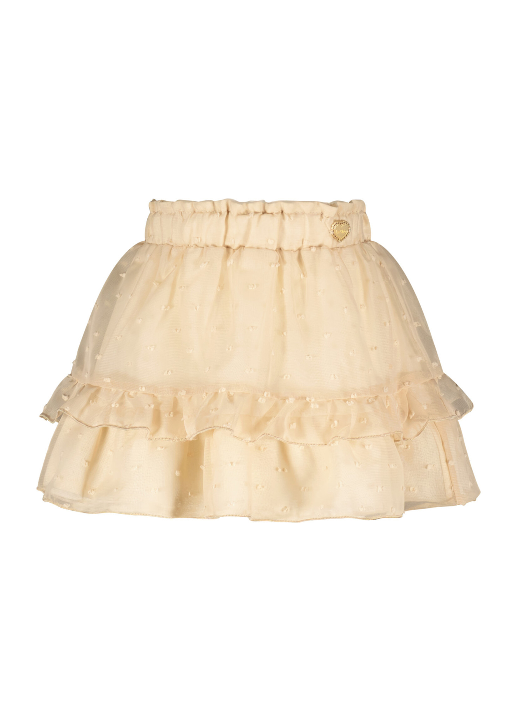 Le Chic Le Chic TAMAR dotted mesh skirt C308-5733 Pearled Ivory