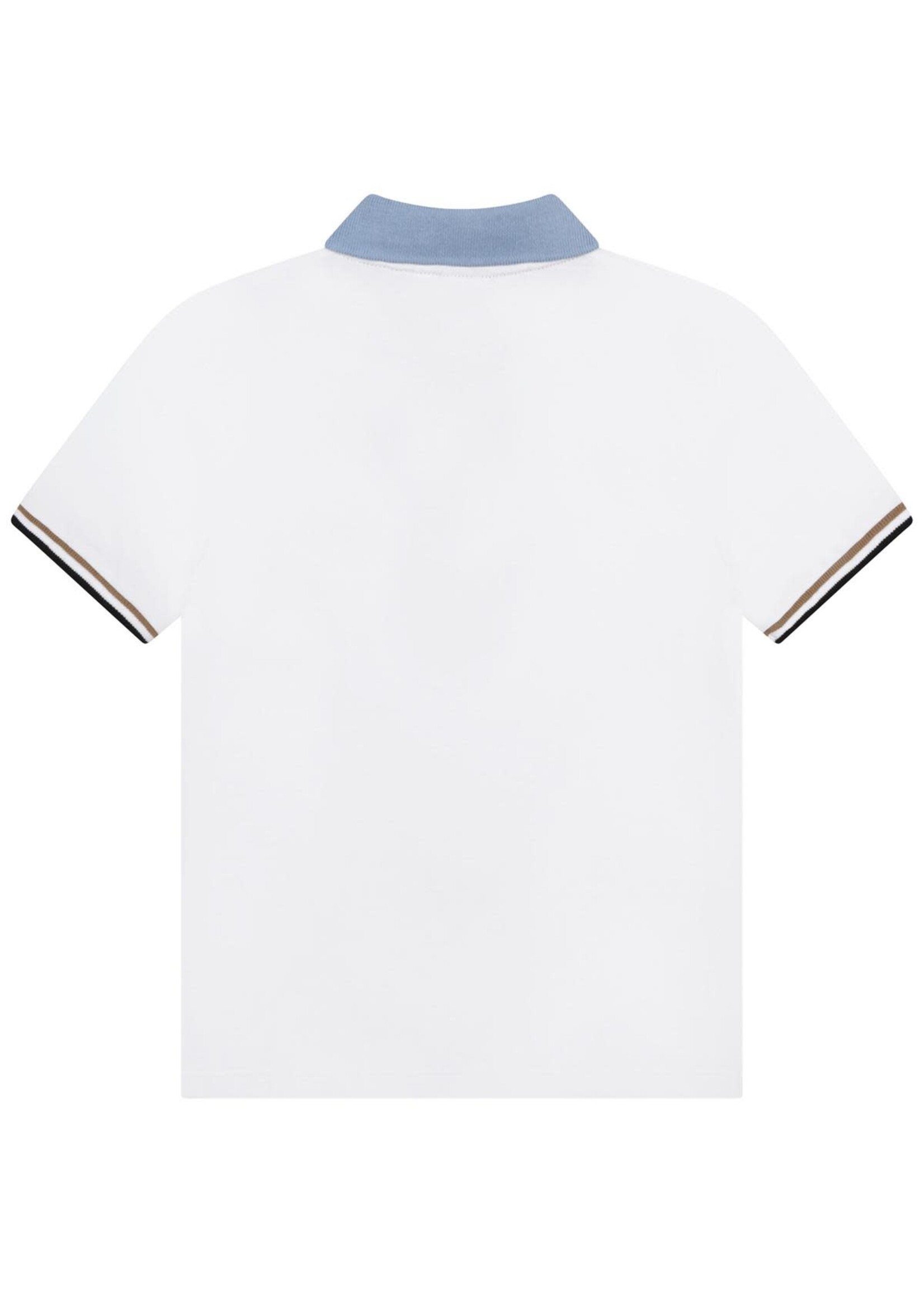 Boss Boss POLO white /l blue