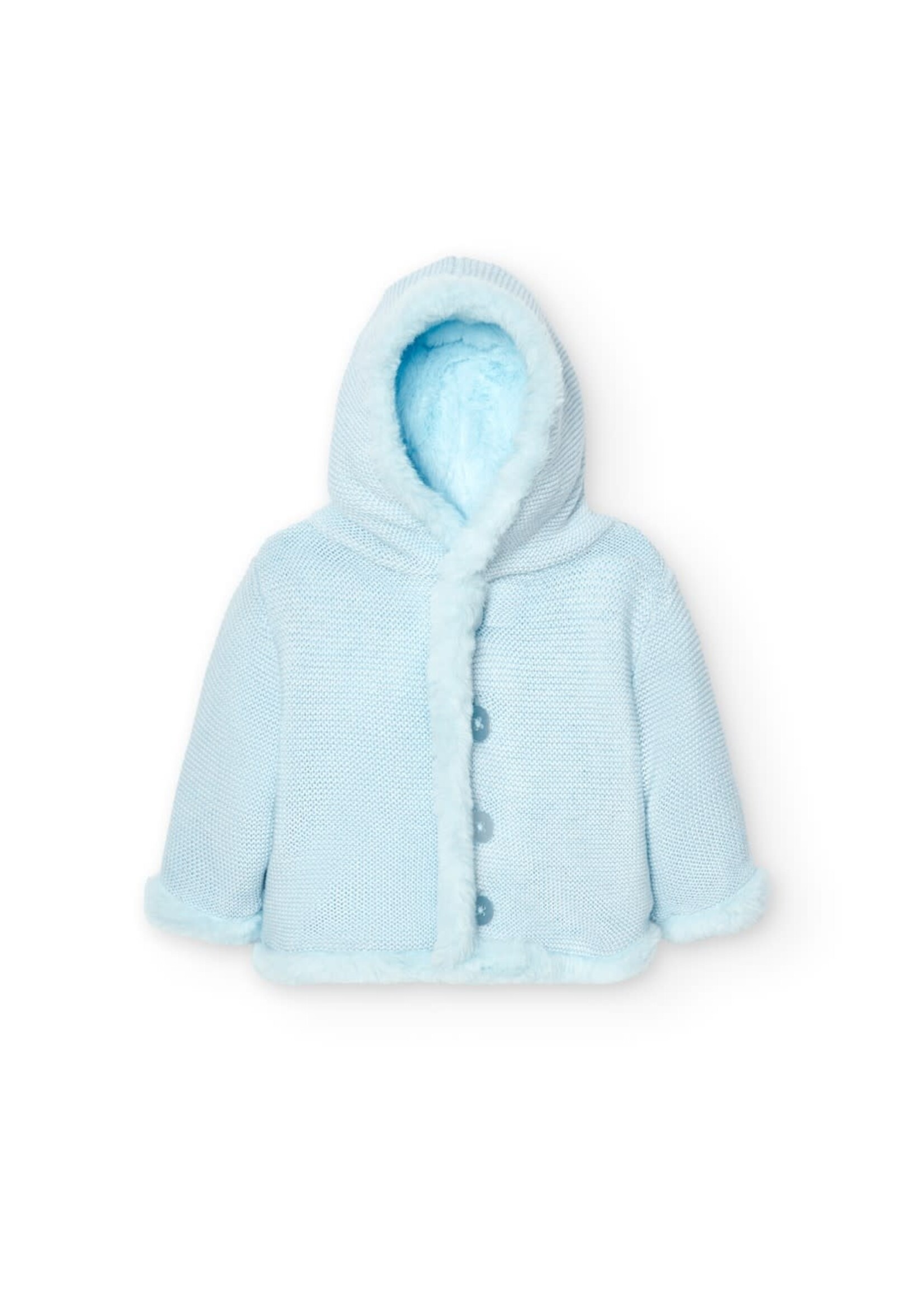 Boboli Jacket reversible for baby boy -BCI SKY BLUE 757009B