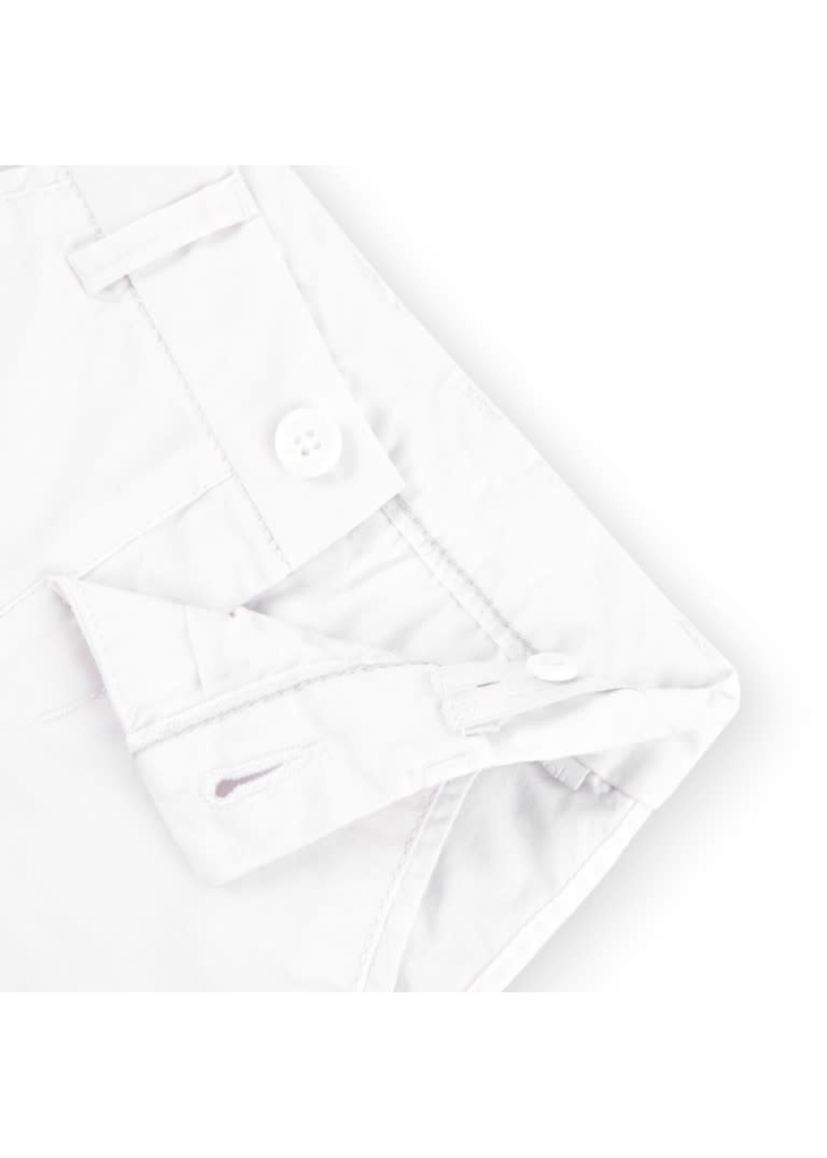 Boboli Stretch satin trousers for baby WHITE 716026B